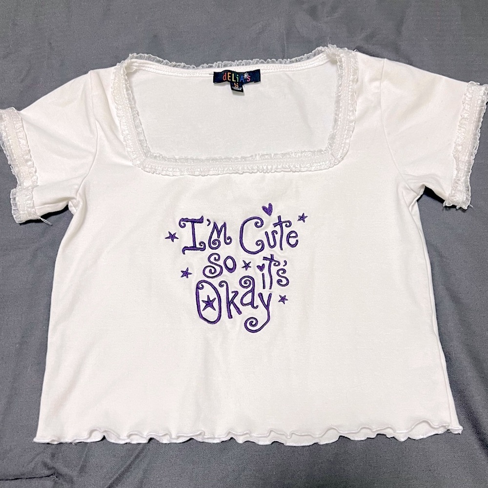 Delia’s by Dolls Kill baby tee size small